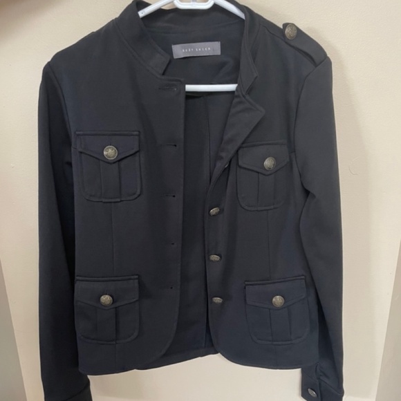 Suzy Shier Black Army Style Blazer - Picture 1 of 1